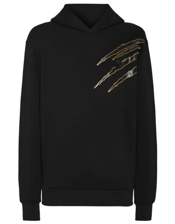 Cotton Hoodie Sweatshirt LS Lamina Scratch