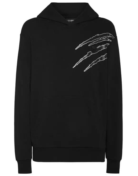 Cotton Hoodie Sweatshirt LS Lamina Scratch