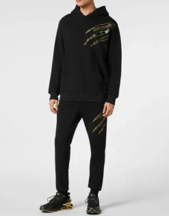 Cotton Hoodie Sweatshirt LS Lamina Scratch