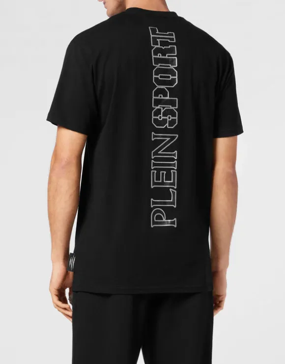 Cotton T-shirt Round Neck SS Lamina Scratch