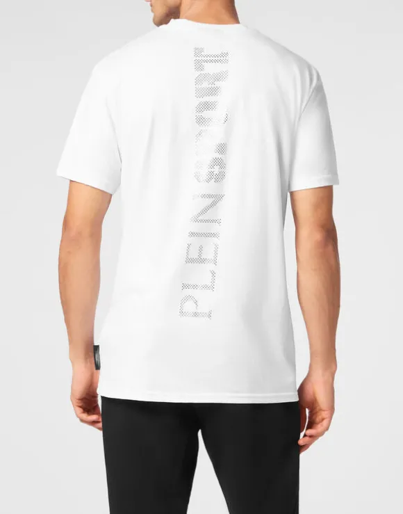 Cotton T-shirt Round Neck SS Lamina Scratch