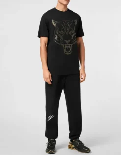 Cotton T-shirt Round Neck SS  Lamina Tiger