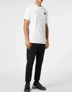 Cotton T-shirt Round Neck SS  Lamina Tiger