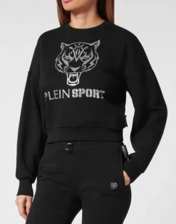 Cropped Hoodie Sweatjacket Tiger