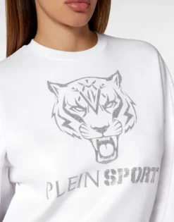 Cropped Hoodie Sweatjacket Tiger