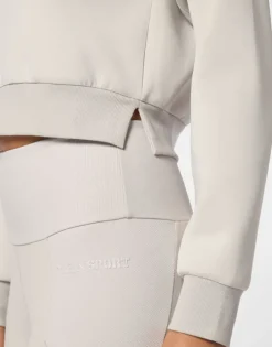 Cropped Hoodie Sweatshirt