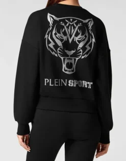 Cropped Sweatshirt LS Glitter