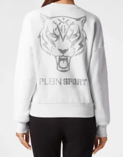 Cropped Sweatshirt LS Glitter