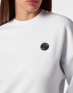 Cropped Sweatshirt LS Glitter