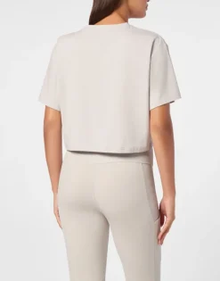 Cropped T-shirt Round Neck SS