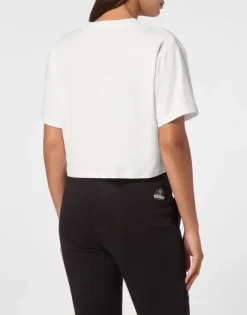 Cropped T-shirt Round Neck SS