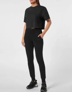 Cropped T-shirt Round Neck SS