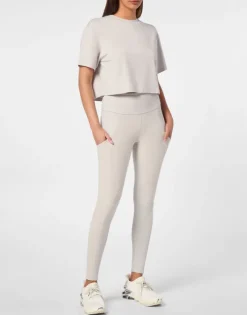 Cropped T-shirt Round Neck SS