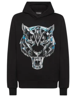 Hoodie Sweatshirt Chrome Tiger