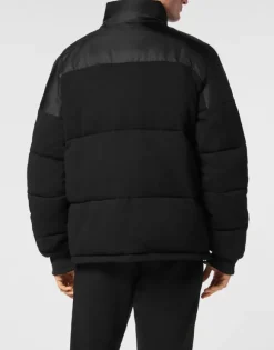 Hybrid Jersey Puffered Jacket LS
