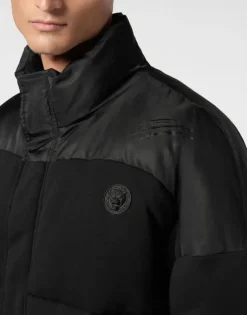 Hybrid Jersey Puffered Jacket LS