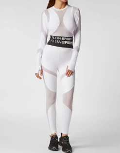 Jogging Cropped Top LS Multicut