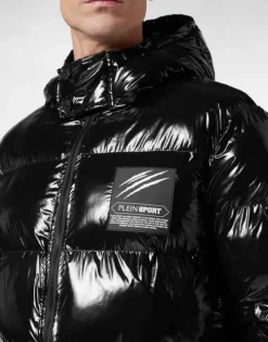 Long Nylon Puffer Jacket
