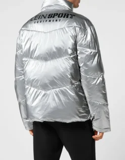 Nylon Crease Puffer Jacket
