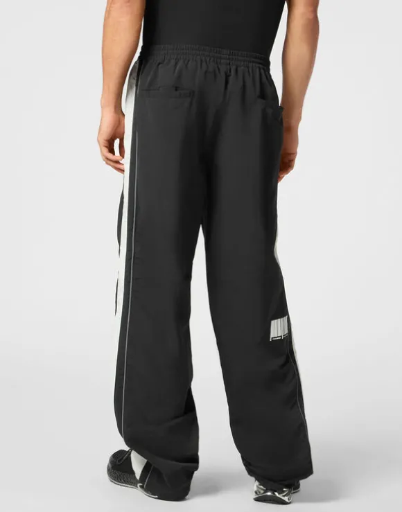 Nylon Loose Fit Jogging Trousers