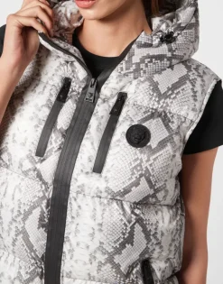 Nylon Puffer Gilet Pitone