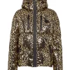 Nylon Puffer Jacket Leopard
