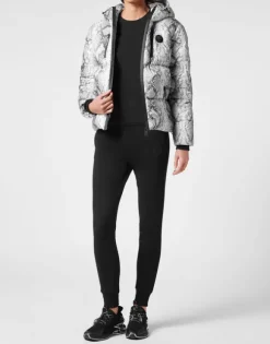 Nylon Puffer Jacket Pitone