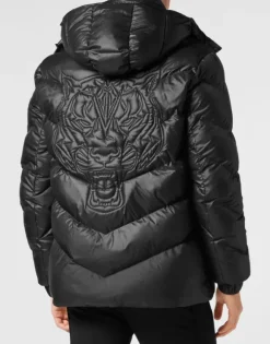 Nylon Puffer Jacket Tiger