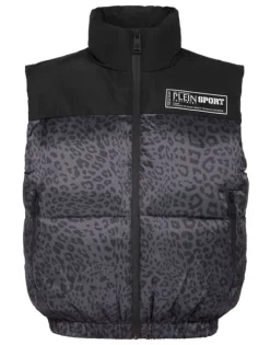 Padded Vest Leopard