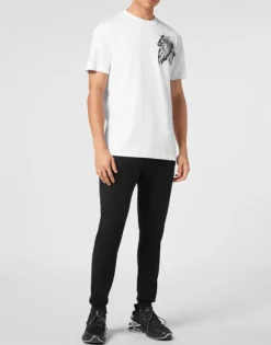 Plein Sport Cotton T-shirt Round Neck SS Tiger
