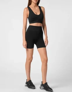 Seamless Micro Biker Shorts Logo