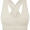 Seamless Wide Straps Sport Bra Logo