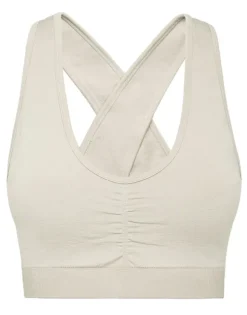 Seamless Wide Straps Sport Bra Logo