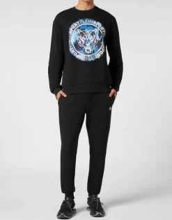 Sweatshirt LS Carbon Tiger