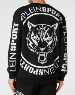 Sweatshirt Round Neck Carbon Tiger