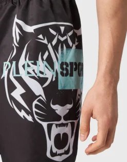 Swim-Trunks Tiger