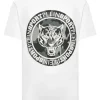 T-shirt Round Neck Carbon Tiger