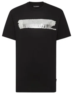 T-shirt Round Neck SS Silver Brush