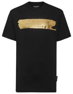 T-shirt Round Neck SS Silver Brush