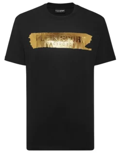 T-shirt Round Neck SS Silver Brush