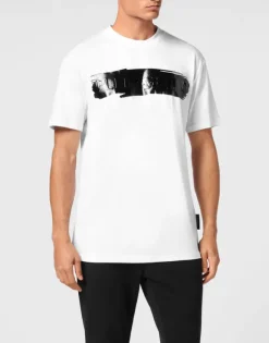 T-shirt Round Neck SS Silver Brush