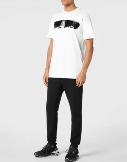 T-shirt Round Neck SS Silver Brush