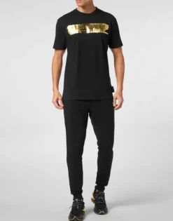 T-shirt Round Neck SS Silver Brush