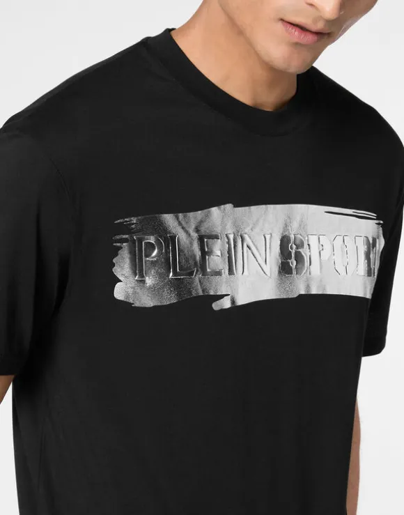 T-shirt Round Neck SS Silver Brush