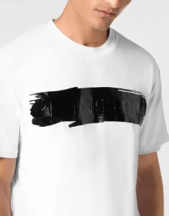 T-shirt Round Neck SS Silver Brush