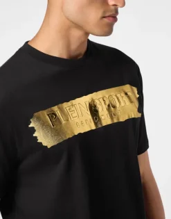 T-shirt Round Neck SS Silver Brush