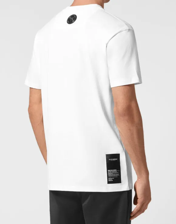 T-shirt Round Neck Stencil Tiger Street Fighter