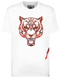 T-shirt Round Neck Tiger
