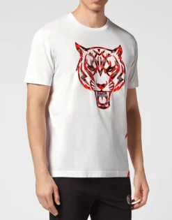 T-shirt Round Neck Tiger